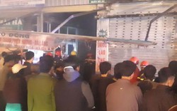 Cháy lớn tại chợ đầu mối lớn nhất Thanh Hóa trong đêm