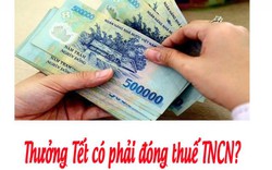 Tiền thưởng Tết 2019 có phải đóng thuế thu nhập cá nhân không?