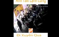 Clip: Taxi lạnh lùng 'ủn' toàn bộ rạp đám cưới vừa dựng bên đường