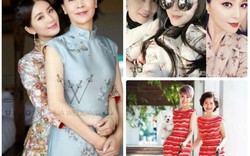 Những bà mẹ trẻ đẹp “ăn đứt” con gái của mỹ nhân Hoa ngữ