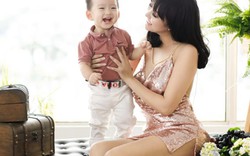 Phi Thanh Vân hạnh phúc bên con trai sau khi ly hôn