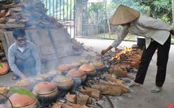 Làng Vũ Đại "đỏ lửa" trắng đêm kho cá phục vụ Tết Nguyên Đán 2019