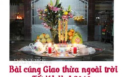 Bài cúng Giao thừa ngoài trời Tết Kỷ Hợi 2019 theo văn khấn cổ truyền