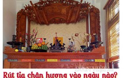 Sau cúng ông Công ông Táo năm 2019, rút tỉa chân hương ngày nào?