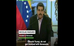 Video: Tổng thống Venezuela tuyên bố “rắn” với Trump bằng tiếng Anh