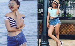 16 tuổi: Phương Mỹ Chi ngày càng sành điệu với áo croptop, quần te tua