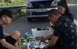 Truy tìm người đàn ông livestream ăn nhậu trong làn khẩn cấp cao tốc Nội Bài - Lào Cai