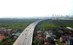 Ngắm tuyến vành đai 50 nghìn tỷ chạy qua cây cầu biểu tượng mới của Hà Nội