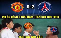 Thua choáng váng PSG, MU nhận "cơn mưa ảnh chế" trên mạng xã hội