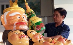 Trà Vinh: Cả đời chỉ làm một thứ-mặt nạ của người Khmer