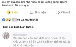 Thực hư thông tin bố mẹ ra cầu Long Biên hóng mát làm con rơi xuống sông