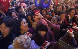 Lễ cầu an chùa Phúc Khánh: Ngàn người ngồi tràn đường, chen lấy lộc