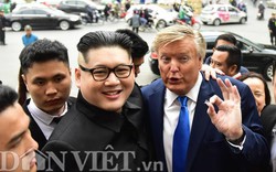 "Ông Donald Trump, Kim Jong-un" bất ngờ đi dạo trên phố Hà Nội