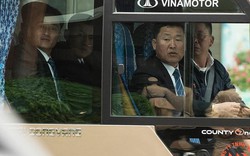 Đoàn tháp tùng ông Kim Jong Un đã về đến trung tâm Hà Nội, an ninh thắt chặt