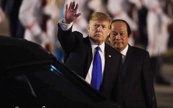 Hình ảnh đầu tiên của Tổng thống Trump tại Hà Nội