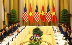 CLIP: Tổng bí thư, Chủ tịch nước Nguyễn Phú Trọng tiếp Tổng thống Trump trước thượng đỉnh Mỹ-Triều