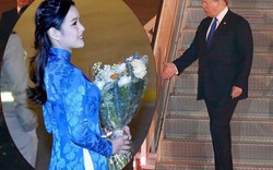 Tiết lộ thú vị về nữ sinh xinh đẹp tặng hoa Tổng thống Donald Trump