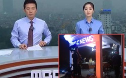 2 MC Hàn Quốc đưa tin thượng đỉnh Mỹ - Triều tại “trường quay trên trời" ở Hà Nội