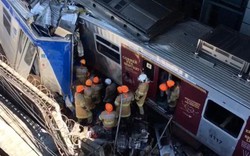 Tàu hỏa lao vào nhà ga, đâm vào tàu khác khiến 9 người thương vong