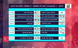 Lịch thi đấu vòng 2 V.League 2019: HAGL lên đỉnh?