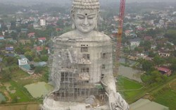 Ngắm đại tượng Phật lớn nhất Đông Nam Á ở Hà Nội dần thành hình
