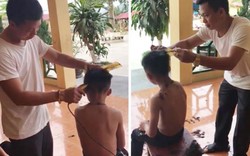 Chuyện thầy Hiệu trưởng cắt tóc cho học sinh bị phụ huynh bắt đền