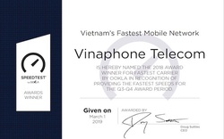 Soán ngôi Viettel, VinaPhone trở thành mạng di động có tốc độ 3G/4G nhanh nhất VN