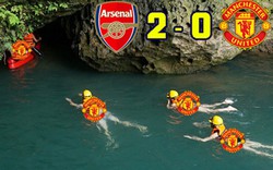 MU đại bại trước Arsenal, fan kéo nhau "bơi vào hang"