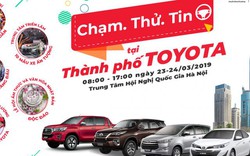 Toyota tổ chức để người tiêu dùng lái thử tất cả các dòng xe tại Hà Nội