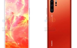 Hình ảnh Huawei P30 Pro với màu áo lạ, thiếu tính năng quan trọng