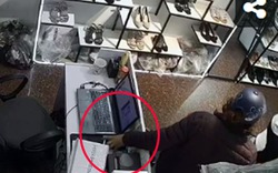 VIDEO: "Nữ quái" cuỗm điện thoại nhanh như chớp trong cửa hàng