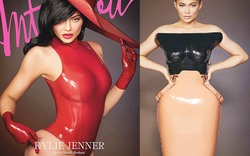 Kylie Jenner ấn tượng với quần áo cao su