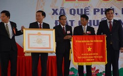 Thủ tướng Chính phủ dự lễ công nhận xã Quế Phú đạt chuẩn NTM
