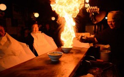 Thưởng thức món mì ramen "bốc cháy" có hương vị đặc trưng ở Nhật