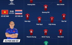 Đội hình ra sân U23 Việt Nam vs U23 Thái Lan: Trụ cột ra sân