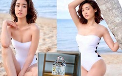 "Hoa hậu nghèo nhất" Đỗ Mỹ Linh mua túi 30 triệu đồng chỉ để đựng hoa quả?