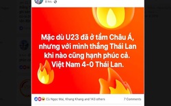 U23 Việt Nam vùi dập U23 Thái Lan 4 bàn không gỡ, dân mạng viết gì?