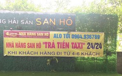 Quảng Nam: Nhà hàng “bo” tiền taxi cho khách nhậu sau Nghị định 100