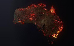 Thực hư bức hình toàn cảnh cháy rừng tại Úc khiến cả thế giới chấn động
