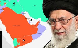 Bản đồ hé lộ đồng minh và kẻ thù của Iran ở Trung Đông