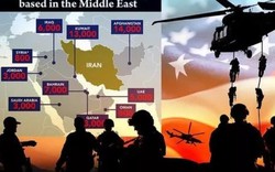 Bật mí nơi hàng vạn lính Mỹ đóng quân, vây chặt Iran