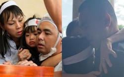 7 năm xa cách, con trai NS Nguyễn Chánh Tín òa khóc trong giây phút nhìn mặt cha lần cuối