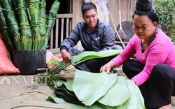 Sơn La: Người Thái đếm lá dong... thu tiền