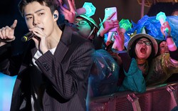 Hàng nghìn fan Việt mặc giá rét, đội mưa cổ vũ thần tượng K-Pop