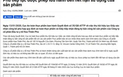 Vì sao Sắc Ngọc Khang, Viên uống Hoa Thiên bị thu hồi, dừng sản xuất?