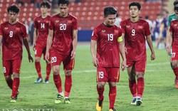 Hình ảnh nỗi buồn thua trận của các cầu thủ U23 Việt Nam