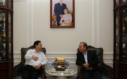 Thăm chúc Tết nguyên Chủ tịch nước Trương Tấn Sang, nguyên Thủ tướng Nguyễn Tấn Dũng
