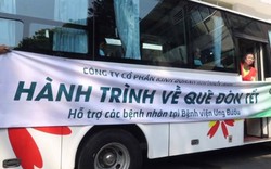 “Chuyến xe yêu thương” đưa 500 bệnh nhân ung thư về quê đón Tết