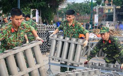 Hàng loạt trận địa pháo hoa Hà Nội sẵn sàng khai hỏa đêm giao thừa