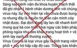 Hà Nội: Xử lý một thanh niên đăng tin sai sự thật về dịch Corona